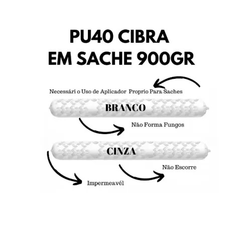  Sachê PU40 da Cibra Selante 