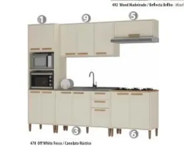 Armário de Cozinha Completo