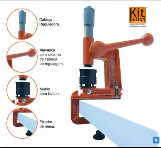 Kit para fazer bottons