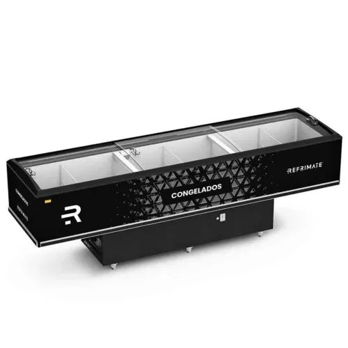 Ilha Congelados 3 Metros NOVA Refrimate R$ 7.990,00 Dupla Ação Iluminação LED