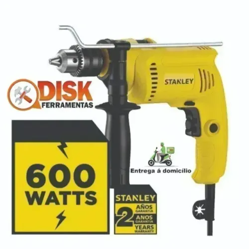 Furadeira De Impacto Profissional 1/2 600w C/ Reversível Sdh600 Stanley