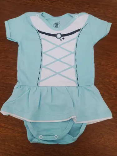Bodie Para Bebê Cinderela - Tamanho M
