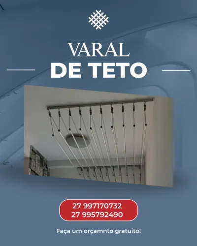 Varal de teto