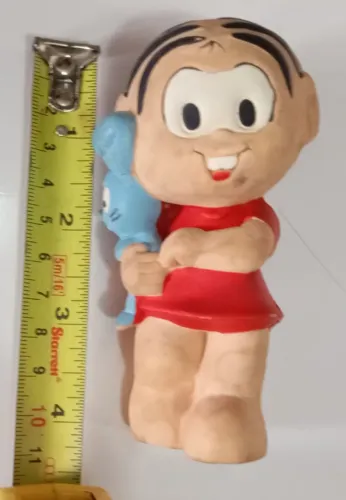Boneca Turma Da Mônica Em Borracha Mole Anos 80
