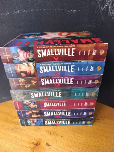 SMALLVILLE 7 TEMPORADAS ORIGINAIS E COMPLETAS. DC COMICS. 42 DVDs. Superman