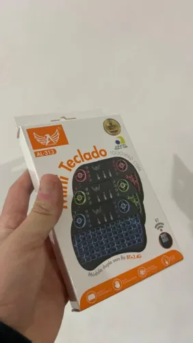 Mini Teclado Com Led.