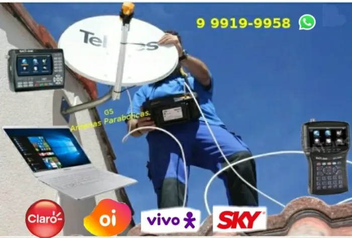 Antenista: Instalação de Antenas Parabólicas em Geral