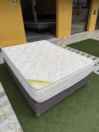 Colchão de Casal com base box - ENTREGAMOS!
