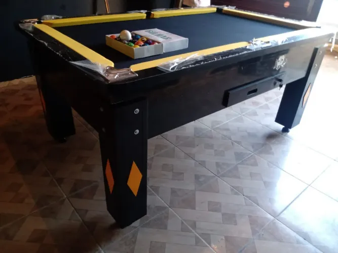 Sinuca bilhar snooker toto pebolim tamancobol fliperama 