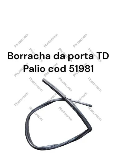 Borracha da porta Palio TD - Código 51981