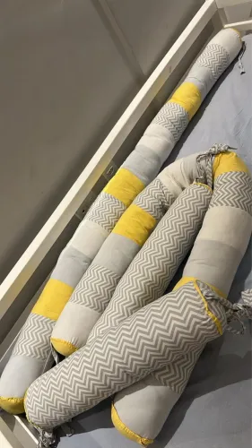 Kit rolos protetores cama solteiro 