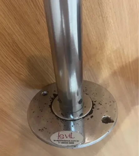 Barra Pole Dance Levit Removível (Pressão)