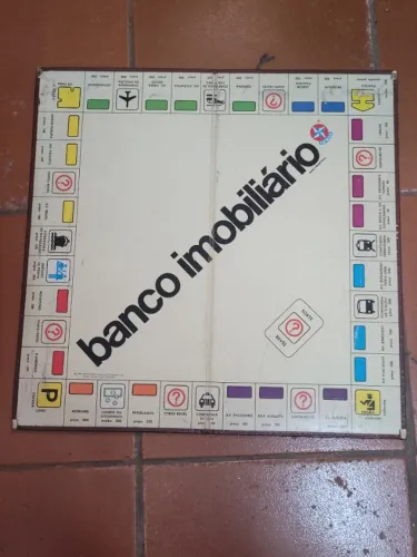 Tabuleiro banco imobiliario estrela antigo
