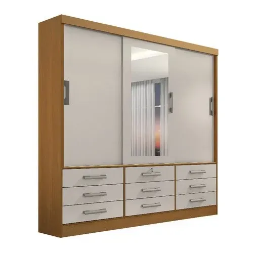 Guarda-Roupa 3 Portas Beterraba