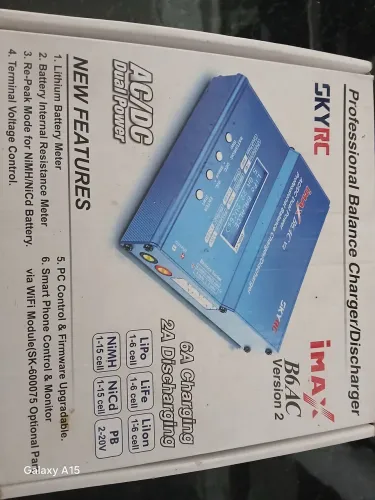 Aeromodelo. Carregador/Descarregador de Bateria IMAX B6AC V2