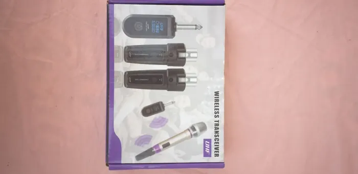 TRANSMISSOR SEM FIO PARA MICROFONE (novo)