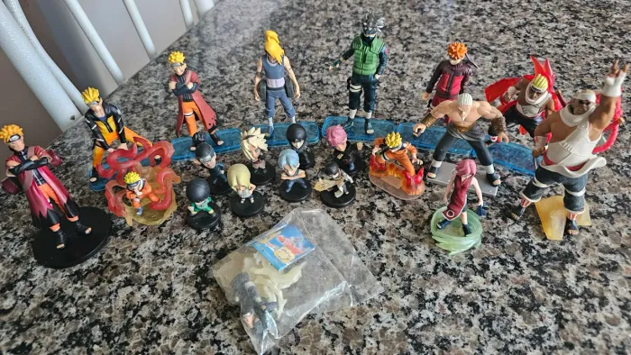 Miniaturas Naruto Monte seu combo Usadas