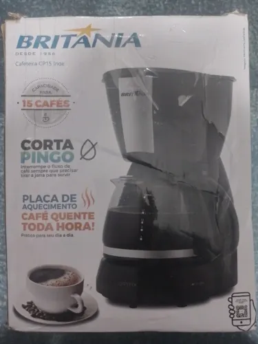 Cafeteira Elétrica Britânia CP15 Inox 