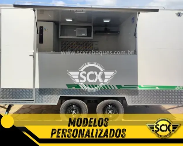 Scxoficial Food truck Personalizado ACM branco