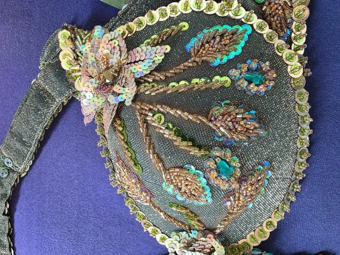 Roupa de dança do ventre verde