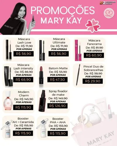 Produtos da Mary kay