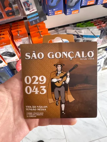 Corda de violão nylon São Gonçalo