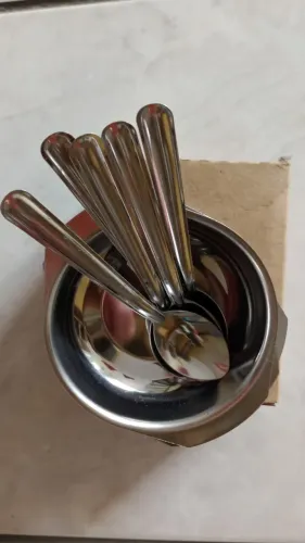 Jogo de Sobremesa de Inox