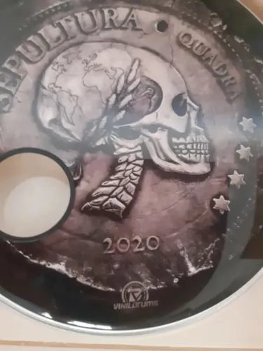 Pele de Bumbo de Bateria 22 - Tema Álbum Quadra Sepultura
