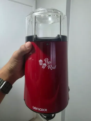 Pipoqueira Elétrica Lenoxx Pop Red