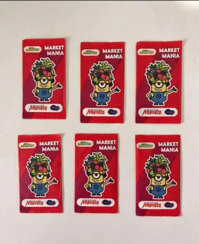 Cards Figurinhas Colecionáveis MINIONS, Coleção Muffato MARKET MANIA