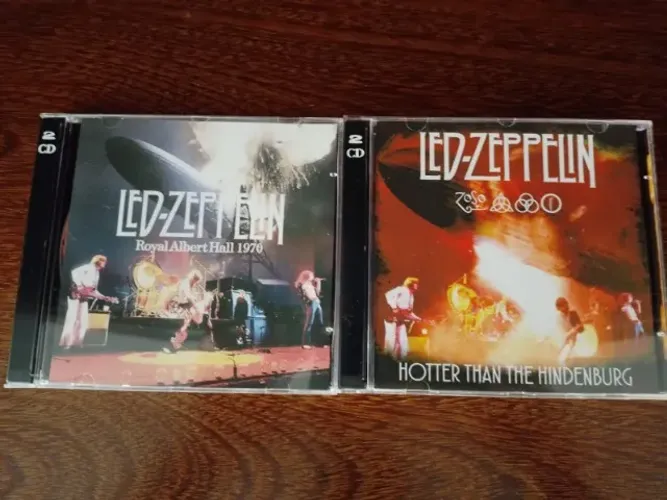 cds led zeppelin coleçao com 2 cds ao vivo bootleg