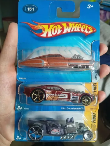 HOT WHEELS EVIL TWIN NITRO DORSLAMMER RAT ROD HOT RODS 