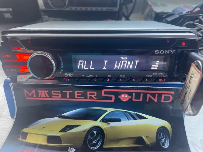 Cd rádio usb Sony cdx-gt567ux com bluetooth interno de altíssima qualidade na oferta 399,0