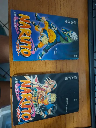 Databooks naruto versão japonesa-para colecionadores