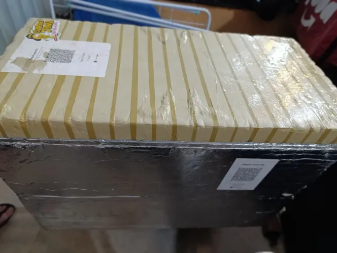 Caixa de isopor dupla