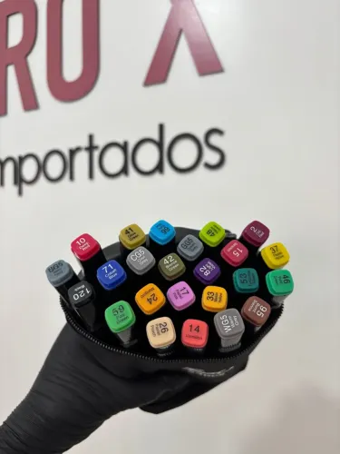 Canetas Marcadoras Artísticas - 24 cores