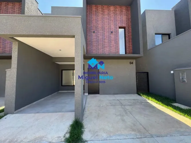 Sobrado Novo no Condomínio Rei Arthur 03 quartos 113m2
