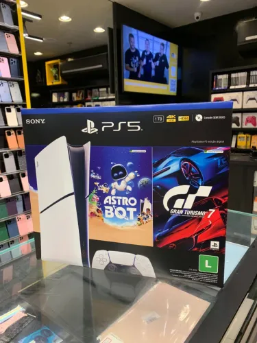 PlayStation 5 Slim Astro Bot Edição Digital SSD 1TB - Novo Lacrado - Loja Icaraí