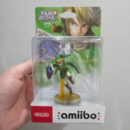 AMIIBO LINK SUPER SMASH BROS NINTENDO LACRADO 