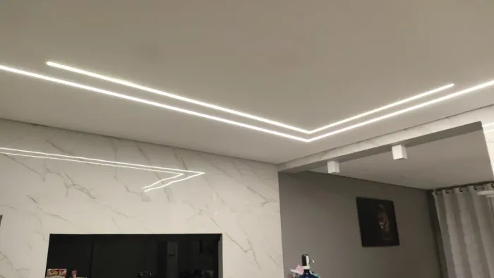 Kit 10m Perfil Ultra Slim LED FIT 24x7mm + Fonte