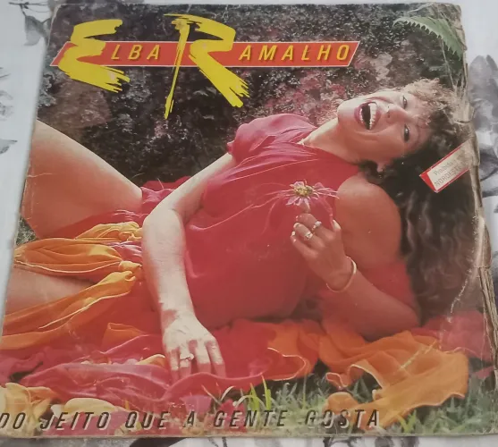 LP disco vinil Elba Ramalho do jeito que a gente gosta forró radiola vitrola toca disco