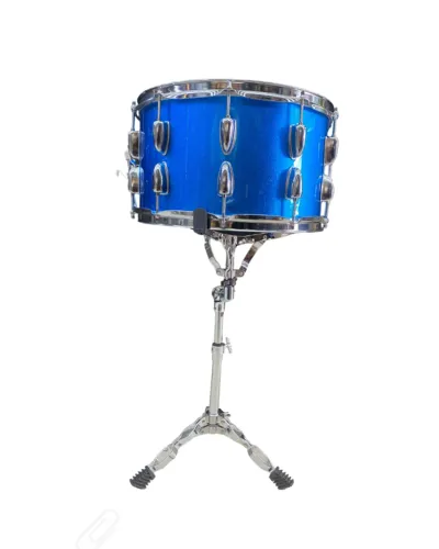 KIT Caixa De Bateria 14x8 Phx 580 Azul Celeste Com 10 Afinações C/ Estante De Caixa