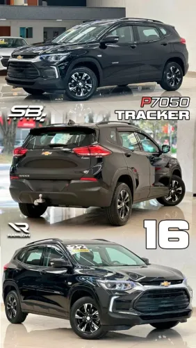 Roda aro 16 Chevrolet Tracker preta com diamantado novas 