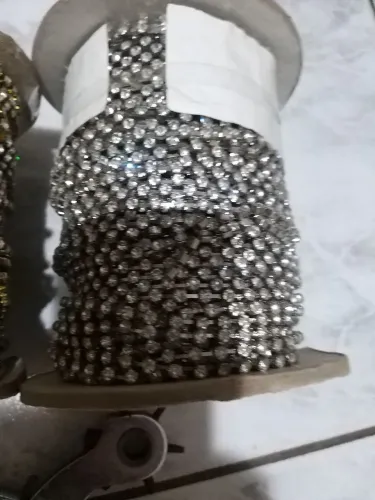 Renda de Strass para chinelos e outros