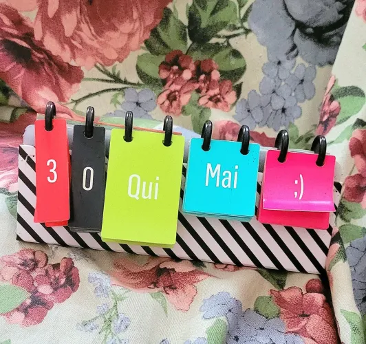 Calendário de mesa Caderno Inteligente- seminovo