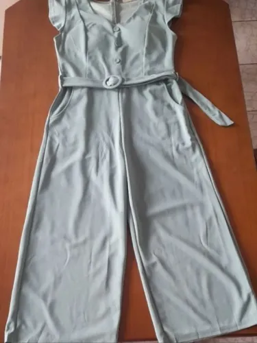 Macacão Feminino Verde Acqua Elegante