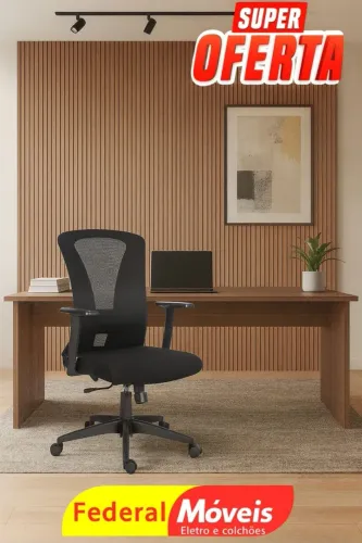 Cadeira Giratória Diretor Escritório - Estilo e eficiência em um só produto!
