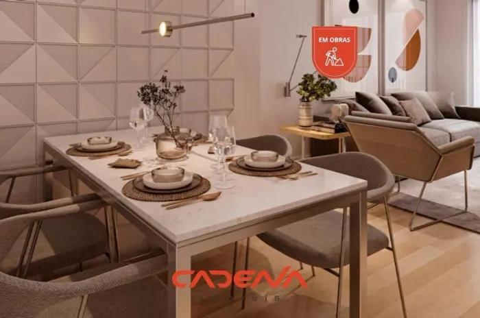 Apartamento com 2 quartos e à venda no Centro