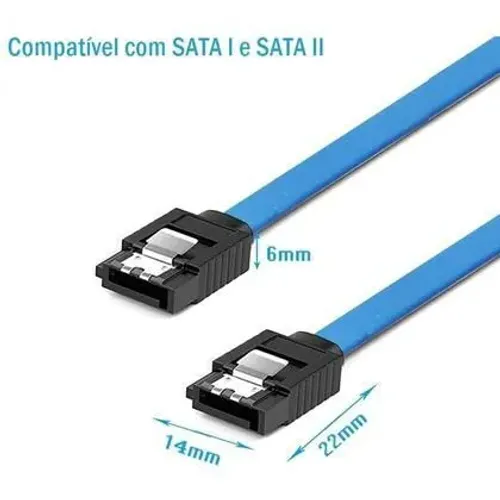 Cabo Sata 50Cm Dados HD/SSD