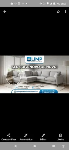 Limpeza e Higienização de estofados e Colchão